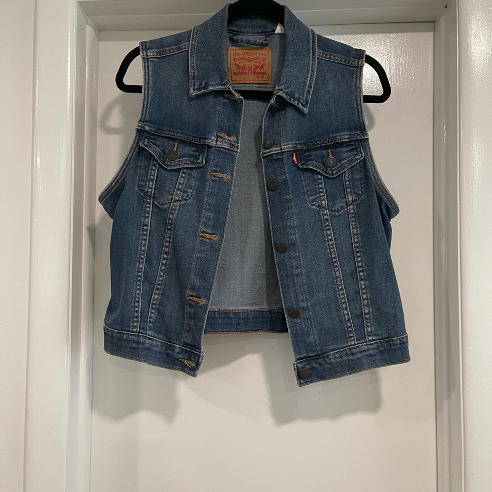Levi's Blue Denim Vest